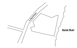 Denah Sewa Aset Perkantoran Bangunan eks Karantina Hewan Aset Dinas Peternakan, Kab. Banyuwangi - Jl Raya Situbondo-Banyuwangi