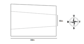 Denah Sewa Aset Ruang Terbuka Kota Kediri - Jl. Jaksa Agung Suprapto - Ds. Mojoroto