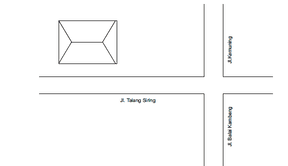 Denah Sewa Aset Perkantoran Kab. Pamekasan - Jl. Jokotole No.7