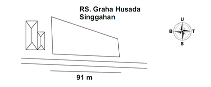 Denah Sewa Aset Tanah Kosong Perkantoran, Kab. Tuban - Jl. Imam Bonjol