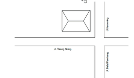 Denah Sewa Aset Perkantoran Rumah Dinas Pertanian, Kab. Pamekasan - Jalan Jokotole