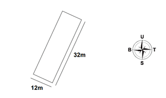 Denah Sewa Aset Perniagaan Tanah Bekas Rumah Dinas, Kota Surabaya - Jl. Raya Margorejo No. 6