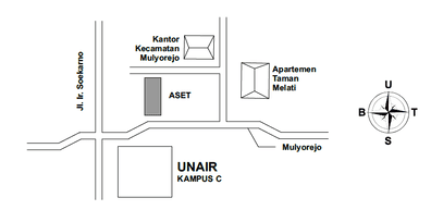 Denah Sewa Aset Tanah Kosong, Kota Surabaya - Jl. Sutorejo