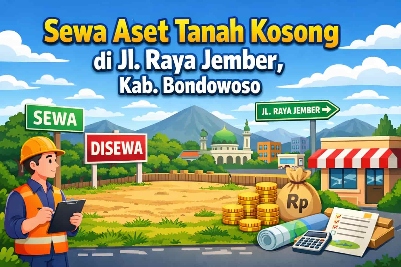 Sewa Aset Tanah Kosong di Jl. Raya Jember, Kab. Bondowoso: Panduan & Peluang UMKM