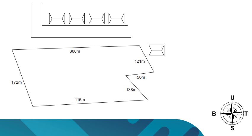 Denah Sewa Aset Tanah Kosong di Jl. Malasan, Kab. Probolinggo